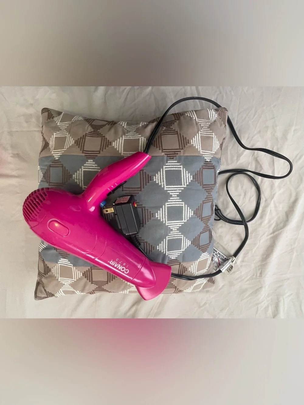 Pink Travel Hair Dryer